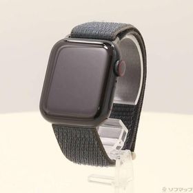 〔中古〕Apple(アップル) Apple Watch SE 第2世代 GPS + Cellular 40mm ミッドナイトアルミニウムケース ミッドナイトスポーツバンド〔344-ud〕
