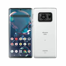 【SIMロック解除済】【ネットワーク利用制限−】docomo AQUOS R6 SH-51B White SHARP 当社6ヶ月保証 未使用 イオシス