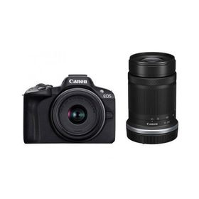 キヤノン Canon ミラーレスカメラ EOS R50 (ブラック)・ダブルズームキット EOSR50BK-WZK〈EOSR50BKWZK〉