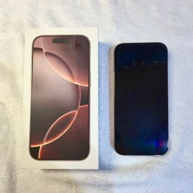 SIMフリー iPhone 16 pro 256GB デザートチタニウム