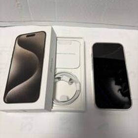 SIMフリー iPhone 15 Pro 128GB ナチュラルチタニウム 綺麗おまけ付