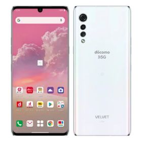 【SIMロック解除済】【ネットワーク利用制限−】docomo LG VELVET L-52A Aurora White LG電子 当社6ヶ月保証 未使用 イオシス