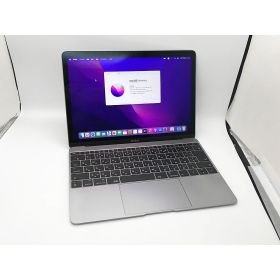 【中古】Apple MacBook 12インチ CTO (Mid 2017) スペースグレイ Core m3 (1.2G)/8G/256G(SSD)/intel HD 615【福岡天神】保証期間1ヶ月【ランクC】