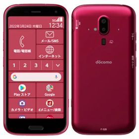 【ネットワーク利用制限−】らくらくスマートフォン F-52B ピンク【docomo版SIMフリー】 FCNT 当社3ヶ月間保証 中古 イオシス