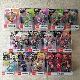 スプラトゥーン アミーボ amiibo 16体★シオカラーズ テンタクルズ ヒメ イイダ アオリ ホタル ガール タコ インクリング他