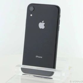 〔中古品〕 iPhoneXR 64GB ブラック MT002J／A SIMフリー【262】