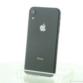 〔中古品〕 iPhoneXR 64GB ブラック MT002J／A SIMフリー【349】