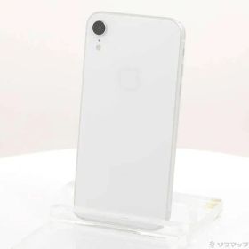 〔中古品〕 iPhoneXR 64GB ホワイト MT032J／A SIMフリー【276】
