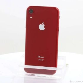 〔中古品〕 iPhoneXR 64GB プロダクトレッド MT062J／A SIMフリー【262】
