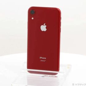 〔中古品〕 iPhoneXR 64GB プロダクトレッド MT062J／A SIMフリー【258】