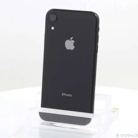 〔中古品〕 iPhoneXR 64GB ブラック NT002J／A SIMフリー【262】