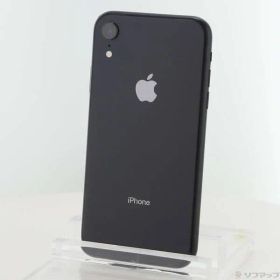 〔中古品〕 iPhoneXR 64GB ブラック NT002J／A SIMフリー【368】