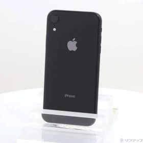 〔中古品〕 iPhoneXR 64GB ブラック MT002J／A SIMフリー【262】