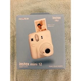 フジフイルム(富士フイルム)の【割引】FUJIFILM instax mini 12[CLAY WHITE](フィルムカメラ)