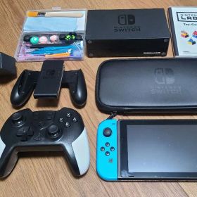 おまけ付 Nintendo Switch 本体 SD128GB プロコン ケース