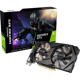 【中古】【非常に良い】玄人志向 NVIDIA GeForce GTX 1660 搭載 グラフィックボード 6GB デュアルファン GALAKURO GAMINGシリーズ GG-GTX1660-E6GB/DF