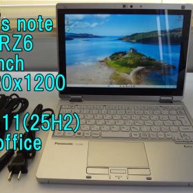 Let's note CF-RZ6 i5-7Y57 SSD256(新品)MEM8