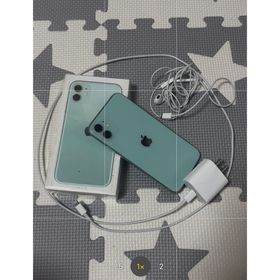 アイフォーン(iPhone)のiphone 11 green 128gb sim フリー(スマートフォン本体)