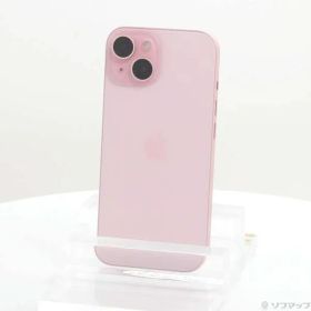 〔中古品〕 iPhone15 256GB ピンク MTMP3J／A SIMフリー【349】
