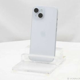 〔中古品〕 iPhone15 256GB ブルー MTMR3J／A SIMフリー 〔ネットワーク利用制限▲〕【258】