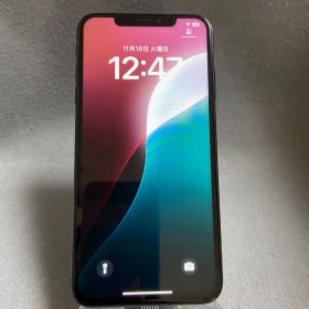 美品中古 国内版 SIMフリー iPhoneXS Max 64GB スペースグレイ色