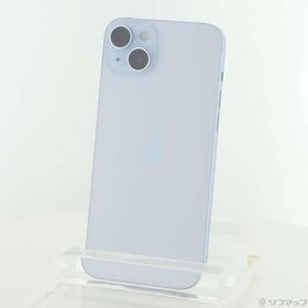 〔中古〕Apple(アップル) iPhone15 Plus 128GB ブルー MU0D3J／A SIMフリー〔305-ud〕