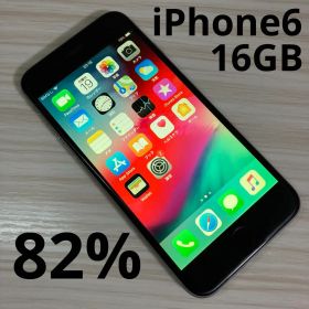 iPhone6 16GB Silver バッテリー82% au