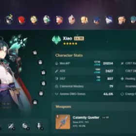 AR55 | タルタリヤ C1 + 魈 & カラミティ + 甘雨 + フリーナ そして他にも!