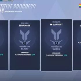 (ゴールド5) タンク 🔥 (SILVER3) ダメージ🔥 (SILVER4)どう🔥だ、予想