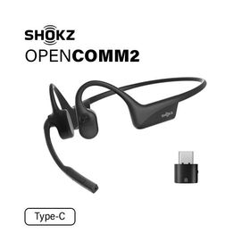 SHOKZ ビジネスモデル骨伝導ヘッドセット OpenComm2 UC Type-C SKZ-EP-000041
