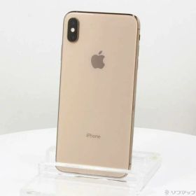 【中古】SoftBank iPhoneXS Max 64GB ゴールド MT6T2J／A SoftBank 【377-ud】