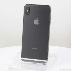 【中古】Apple(アップル) iPhoneXS Max 64GB スペースグレイ MT6Q2J／A SIMフリー 【258-ud】