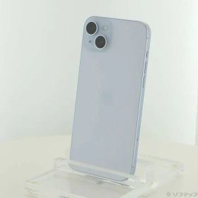 〔中古品〕 iPhone15 Plus 128GB ブルー MU0D3J／A SIMフリー【349】