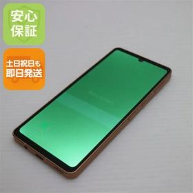 中古 AQUOS sense6 SHG05 ライトカッパー 本体 即日発送 土日祝発送OK あすつく 03000