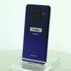 【中古】SHARP(シャープ) AQUOS sense4 plus 128GB パープル SH-M16 SIMフリー 【344-ud】
