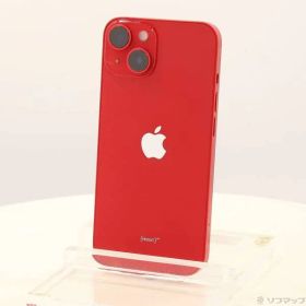 〔中古品〕 iPhone14 128GB プロダクトレッド MPV93J／A SIMフリー【368】