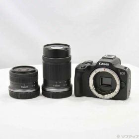 【中古】Canon(キヤノン) EOS R50 ダブルズームキット ブラック 【262-ud】