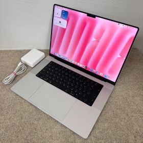 【美品】Apple MacBook Pro 16(2021, A2485) M1 Pro / RAM 32GB / SSD 512GB / シルバー / 充放電回数 : 111 [MC096]