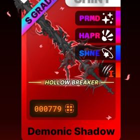 デスボール Sグレード 爪エンチャント デモニックシャドウ Demonic Shadow プライムポ | ロブロックス(ROBLOX)のアカウントデータ、RMTの販売・買取一覧