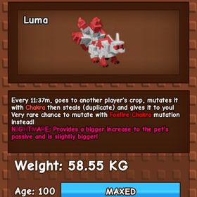 庭を成長させる 赤九尾58Kナイトメア変異付き | ロブロックス(ROBLOX)のアカウントデータ、RMTの販売・買取一覧