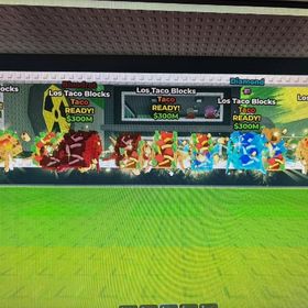 【Steal a Brainrot】Los Taco Blocks 13個 無言購入⭕️ | ロブロックス(ROBLOX)のアカウントデータ、RMTの販売・買取一覧