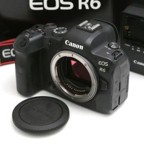 【中古】【良品】キヤノン EOS R6 ボディ（センサー清掃済み） CA01-B3643-2P4 CANON キヤノン RFマウント ミラーレス フルサイズ EOS 手ブレ補正 4K対応