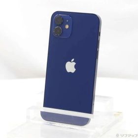 〔中古品〕 iPhone12 64GB ブルー MGHR3J／A SIMフリー【377】