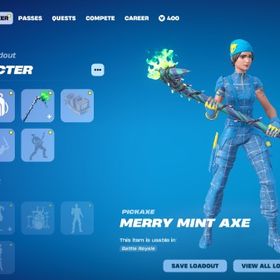 全機種対応 ワイキャ ミンティ 負け犬 お披露目 青ニット | フォートナイト(Fortnite)のアカウントデータ、RMTの販売・買取一覧