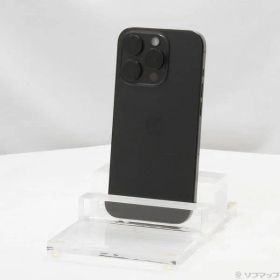 〔中古品〕 iPhone15 Pro 256GB ブラックチタニウム MTUC3J／A SIMフリー 〔ネットワーク利用制限▲〕【258】