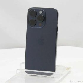 〔中古品〕 iPhone15 Pro 256GB ブルーチタニウム MTUG3J／A SIMフリー【377】