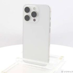 〔中古品〕 iPhone15 Pro 128GB ホワイトチタニウム MTU83J／A SIMフリー【276】