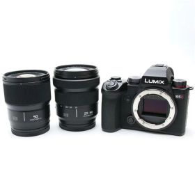 【中古】 《美品》 Panasonic LUMIX S5II ダブルレンズキット DC-S5M2W ブラック [ デジタルカメラ ]