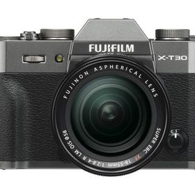 【中古】富士フイルム(FUJIFILM) ミラーレス一眼カメラ X-T30レンズキット チャコールシルバー X-T30LK-CS