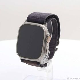 〔中古〕Apple(アップル) Apple Watch Ultra 2 GPS + Cellular 49mm チタニウムケース インディゴアルパインループ〔198-ud〕